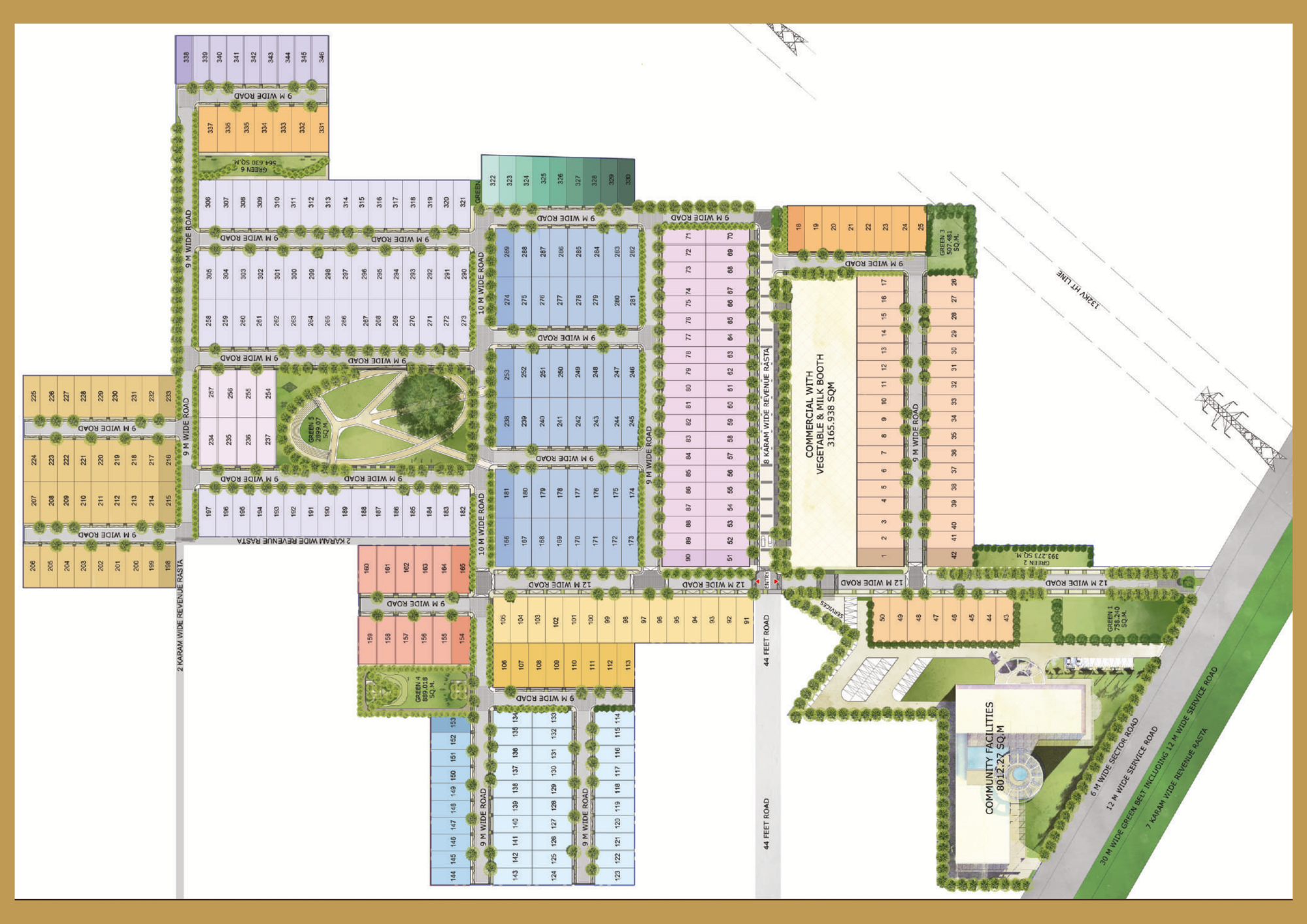 RPS Azalea site plan — master plan illustration